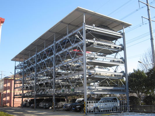 Elevador automotriz mecánico cruzado de nivel 3 a nivel 6 Puzzle Parking de coches