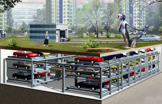 Aparcamiento inteligente elevador de garaje 80-120 vehículos estacionamiento de coches