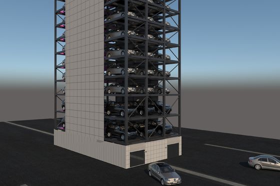 Aparcamiento automático de automóviles inteligentes verticales 2300kg Sistema de aparcamiento de automóviles torre
