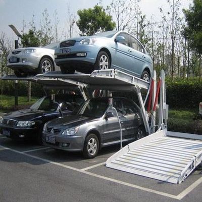 Aparcamiento subterráneo de inclinación Aparcamiento de automóviles para espacios pequeños de la ciudad