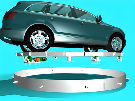 Plataforma giratoria de 360 grados de control remoto para automóviles eléctricos