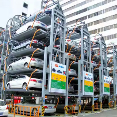 Sistema de estacionamiento rotativo vertical eléctrico para ahorrar espacio y soluciones de estacionamiento convenientes