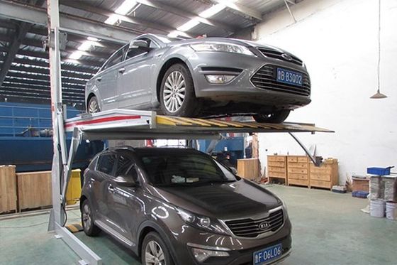 Utilización del espacio Pozo de estacionamiento 2000KG Carga Pozo de apilamiento de automóviles