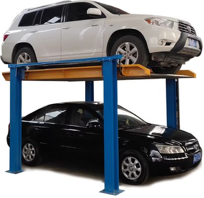 Automatizado ascensor hidráulico coche de estacionamiento de la casa 2500kg 4 Post garaje Control de ascensor PLC