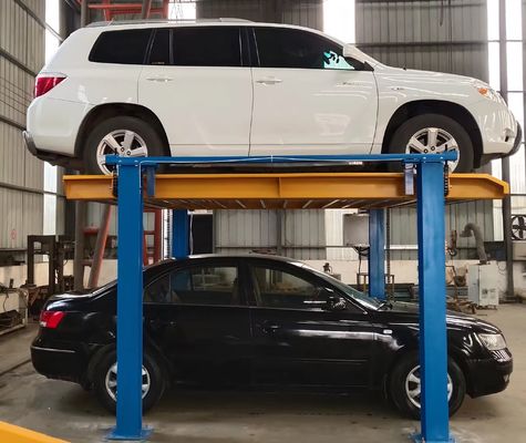 Sistema de estacionamiento hidráulico de elevación hidráulica de 2,5 toneladas de 4 columnas