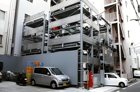 2 toneladas Sistema de estacionamiento de coches de rompecabezas 4 capa-6 capa Mecanismo de estacionamiento de rompecabezas