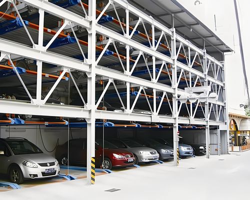 2 toneladas Sistema de estacionamiento de coches de rompecabezas 4 capa-6 capa Mecanismo de estacionamiento de rompecabezas