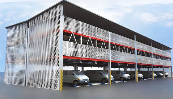 2 toneladas Sistema de estacionamiento de coches de rompecabezas 4 capa-6 capa Mecanismo de estacionamiento de rompecabezas