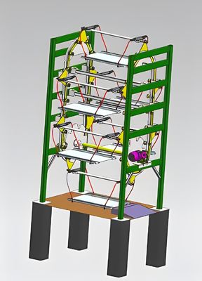 Sistema de estacionamiento de coches de rotación vertical Mecánico