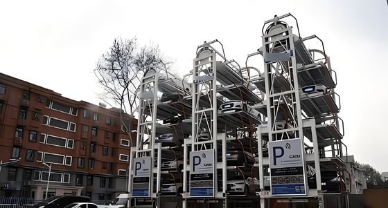 Sistema automático de estacionamiento automático mecánico de estacionamiento giratorio