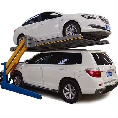 Espacios pequeños Aparcamiento inclinado 2000KG Car Stacker Pit