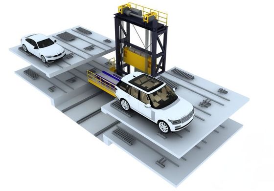 80 Vehículos Sistema inteligente de estacionamiento de coches 10 niveles Estacionamiento inteligente de coches