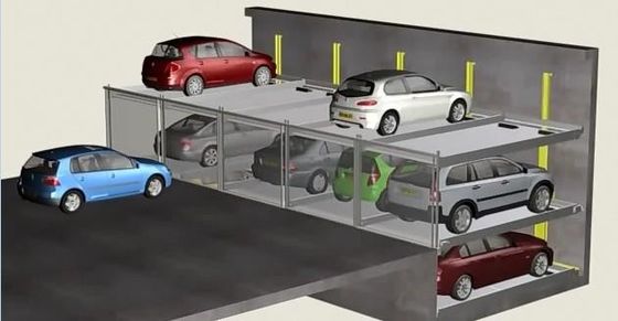 Soluciones de estacionamiento de fosa de carga de 1700 kg